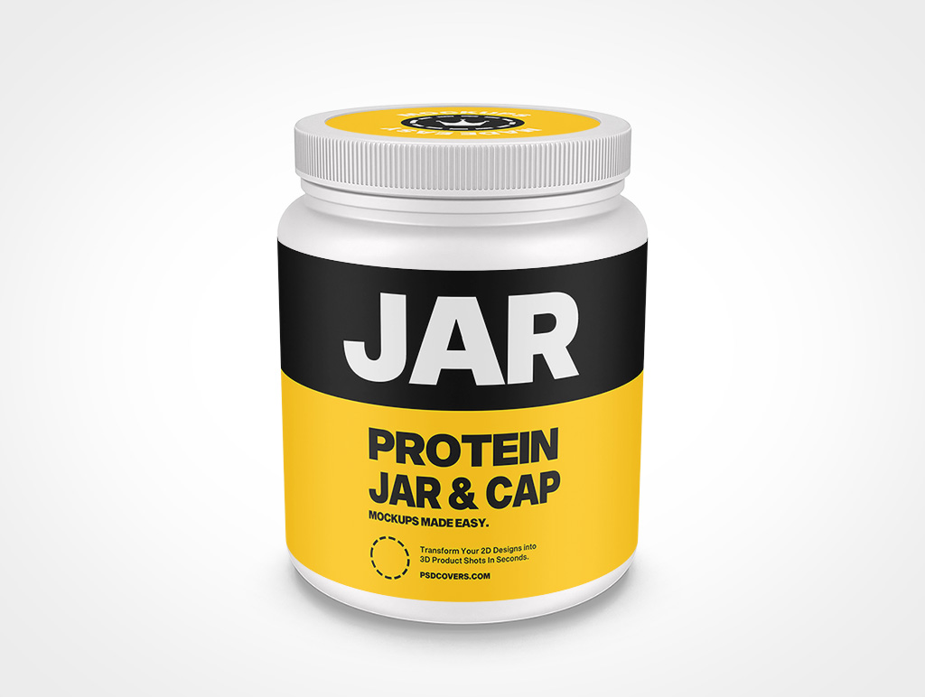 Protein Jar Mockup 3r6