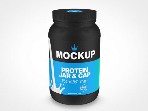 Protein Jar Mockup 7r