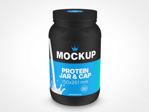 Protein Jar Mockup 7r