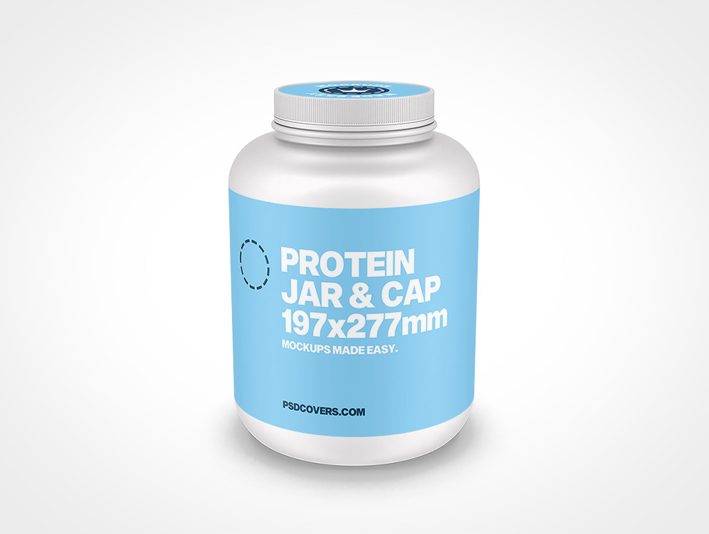 Protein Jar Mockup 6r4
