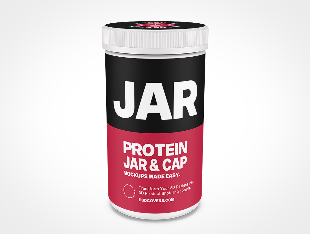 Protein Jar Mockup 9r6