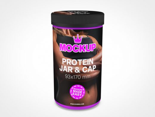 Protein Jar Mockup 9r