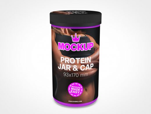 Protein Jar Mockup 3r