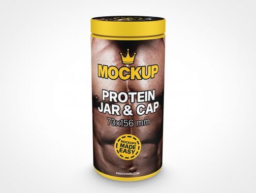 Protein Jar Mockup 2r