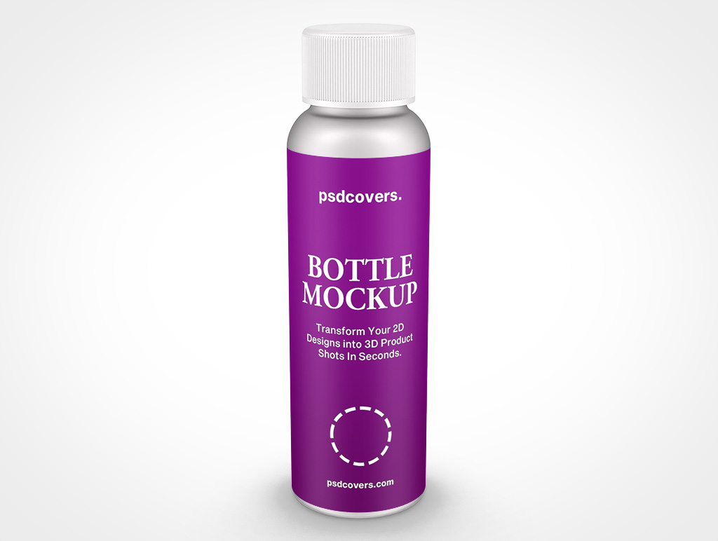 Cosmetic Cosmo Bottle Mockup 2r5