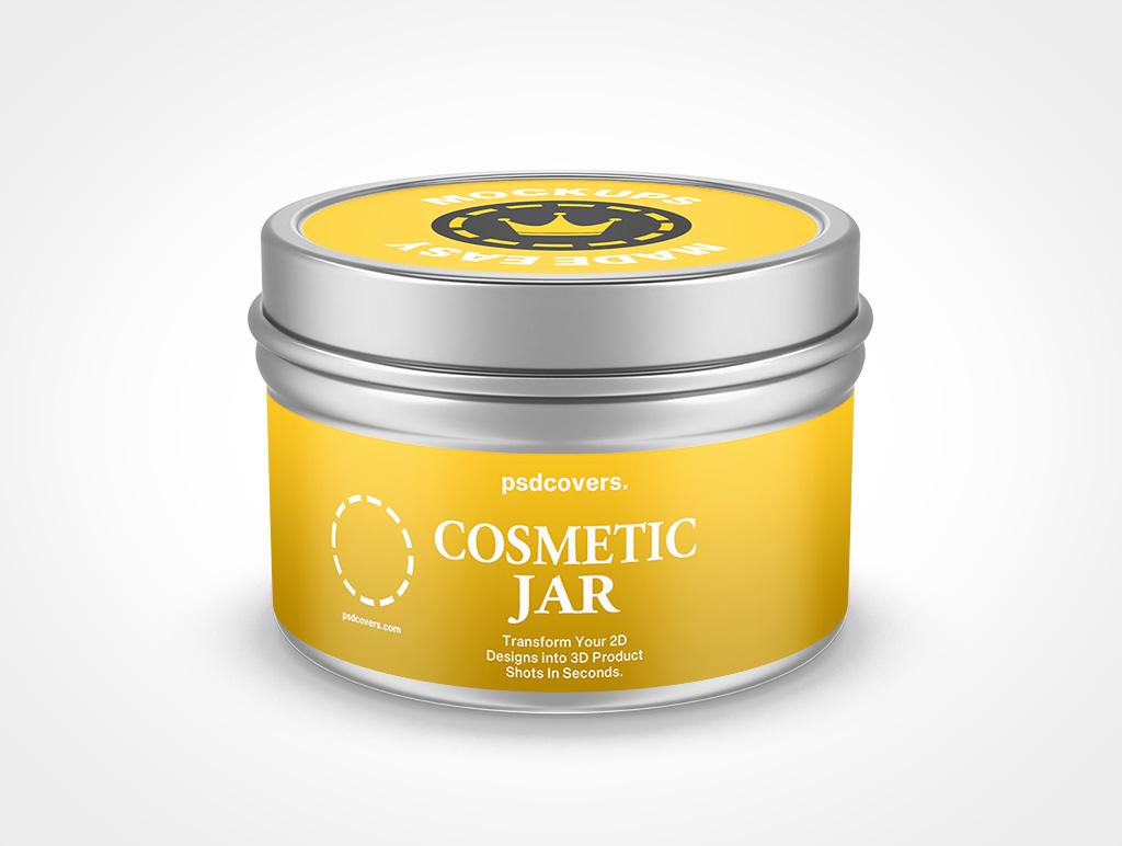 Cosmetic Tin Mockup 4r5