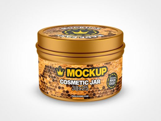 Cosmetic Tin Mockup 4r