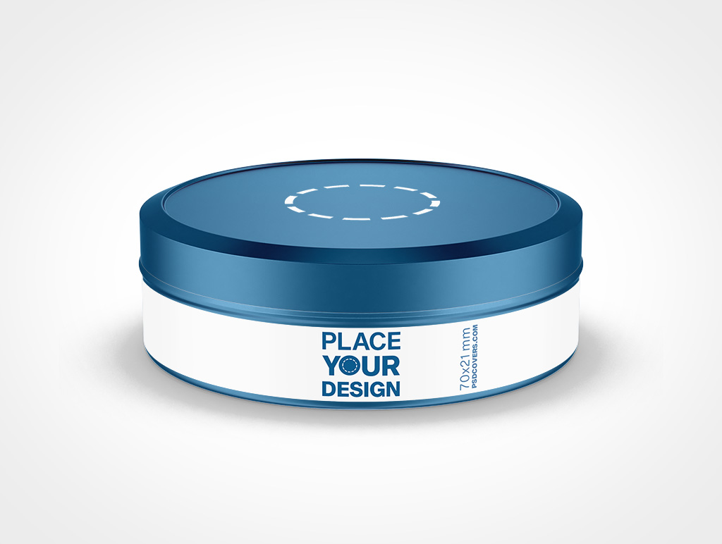 Cosmetic Tin Mockup 5r7