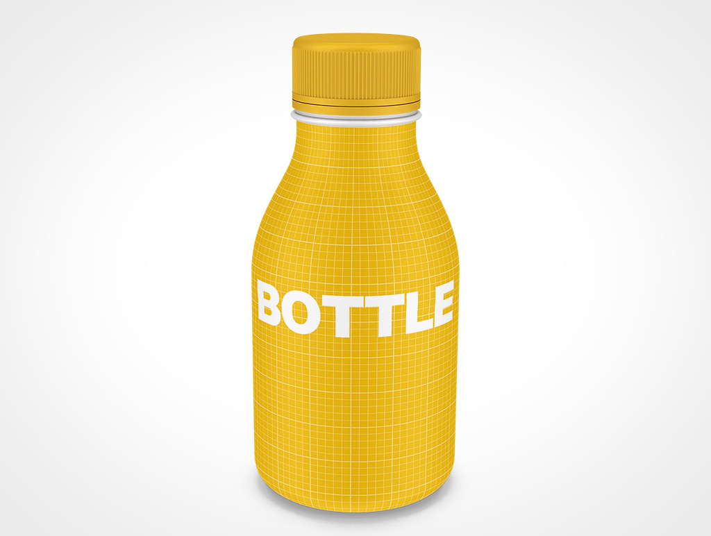 Plastic Yogurt Bottle Mockup 2r8