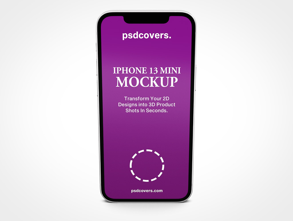 iPhone 13 Mini Mockup 2r5