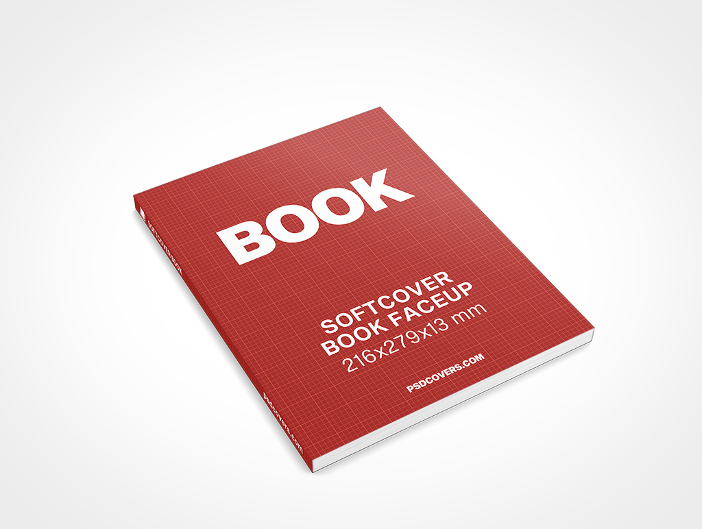 Preview Your Design Layout On This Blank Cover Book Mockup 3813