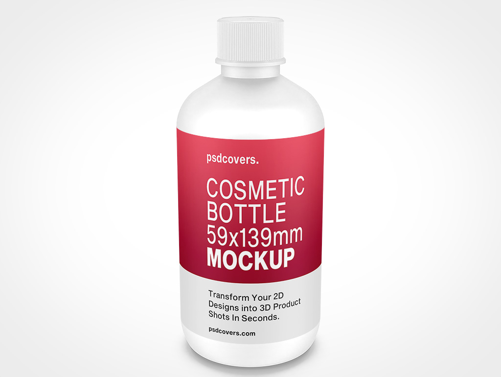 Cosmetic Cosmo Bottle Mockup 3r3