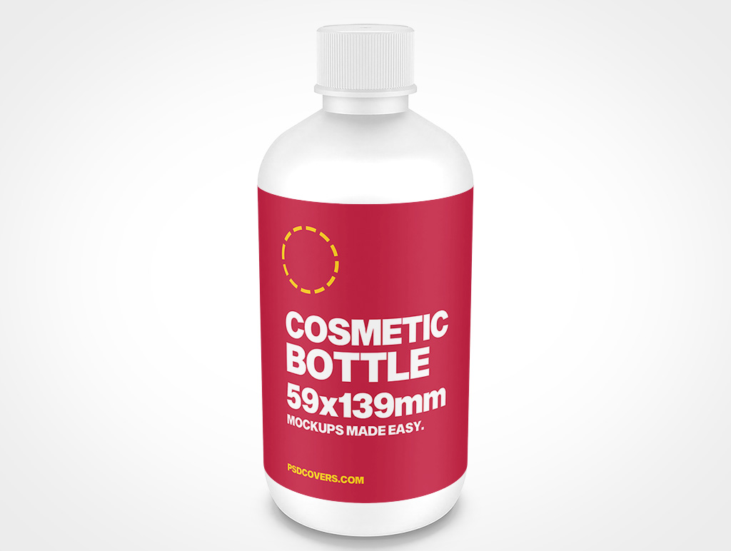Cosmetic Cosmo Bottle Mockup 3r4