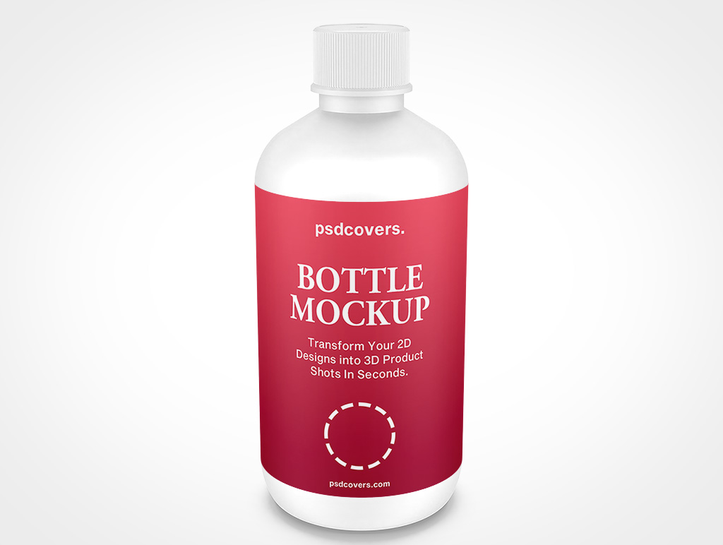 Cosmetic Cosmo Bottle Mockup 3r5