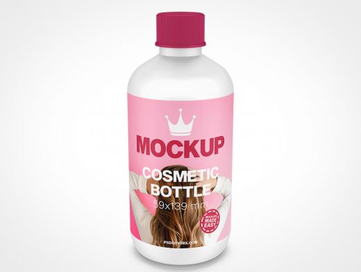 Cosmetic Cosmo Bottle Mockup 3r