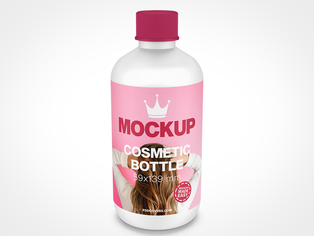 Cosmetic Cosmo Bottle Mockup 3r