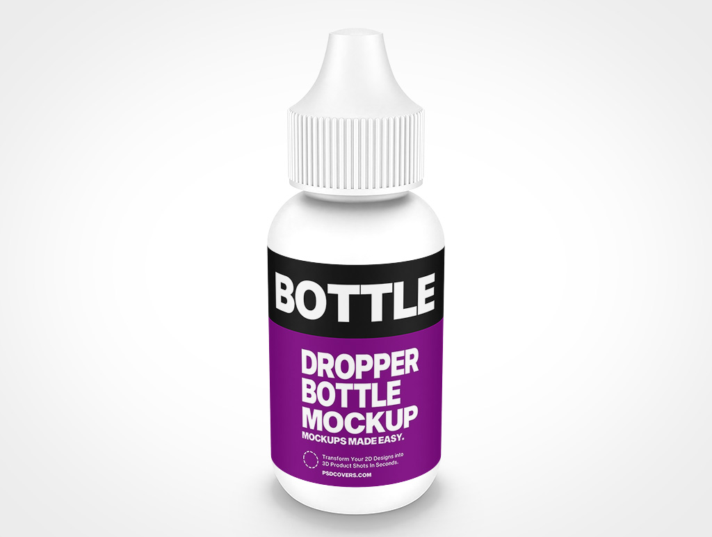 Dropper Bottle Mockup 3r4