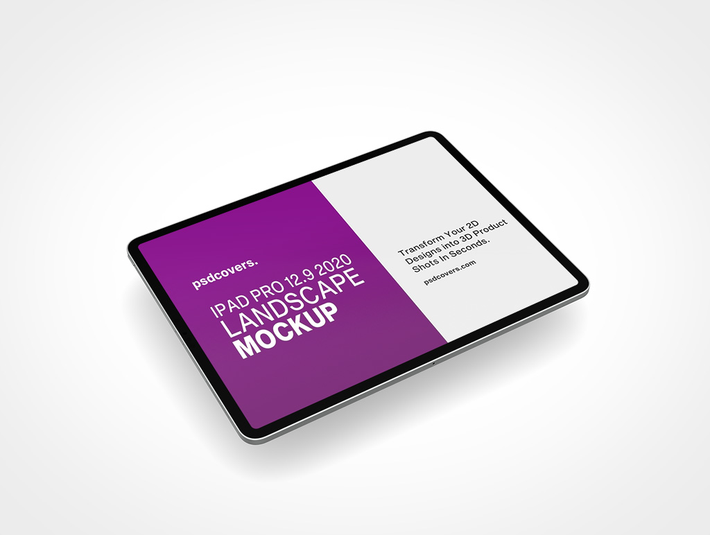 2020 iPad Pro 12.9 Mockup 1r7