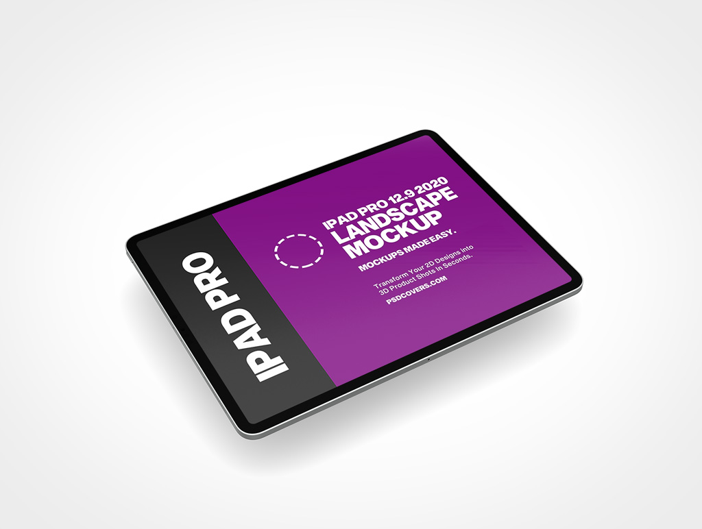 2020 iPad Pro 12.9 Mockup 1r4