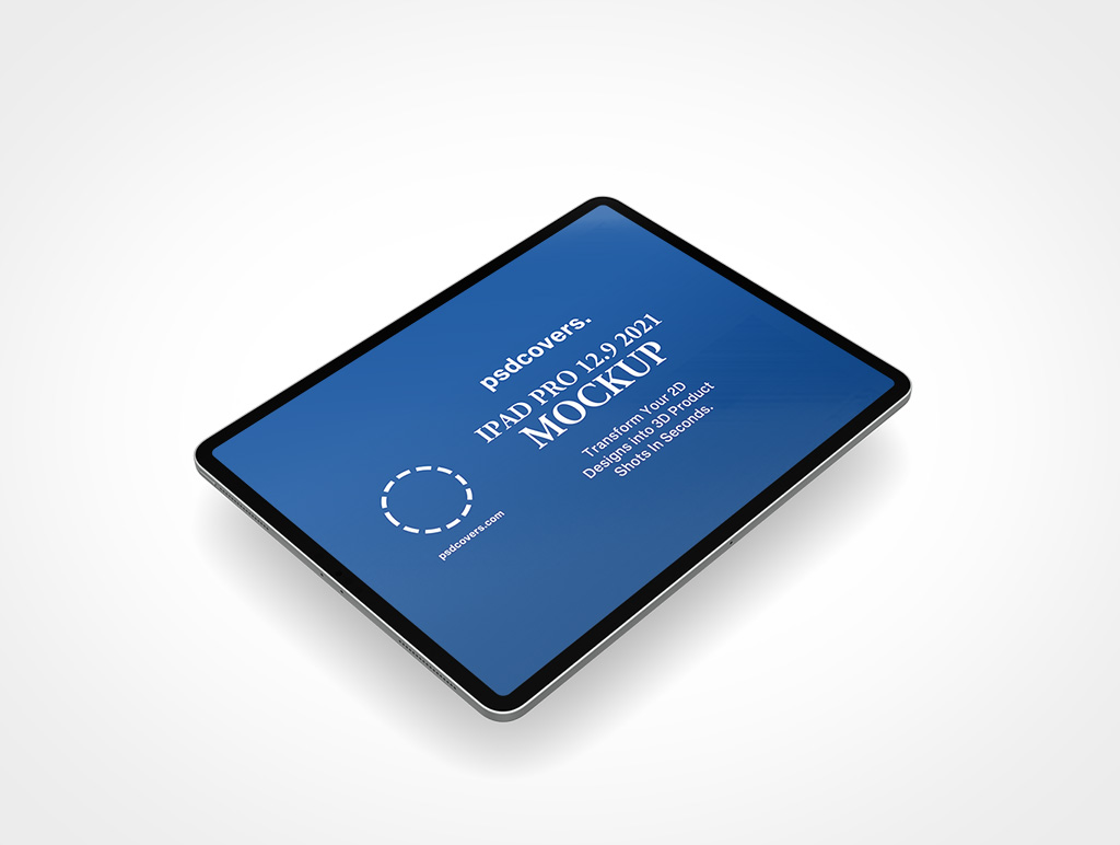 2021 iPad Pro 12.9 Mockup 3r5