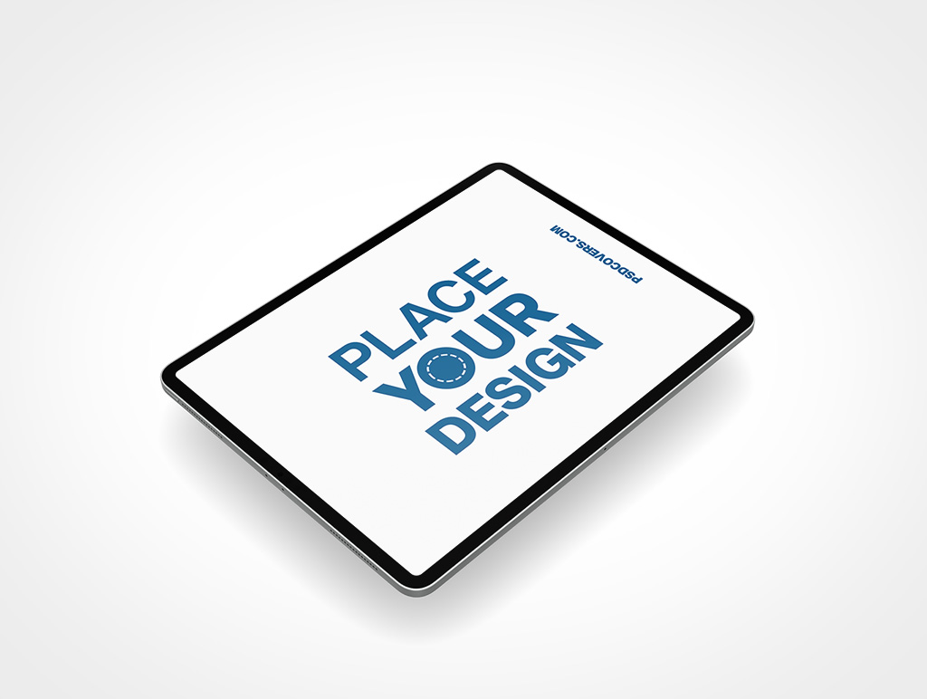 2021 iPad Pro 12.9 Mockup 3r3
