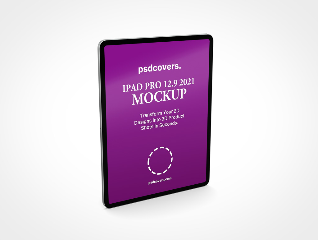 2021 iPad Pro 12.9 Mockup 1r4