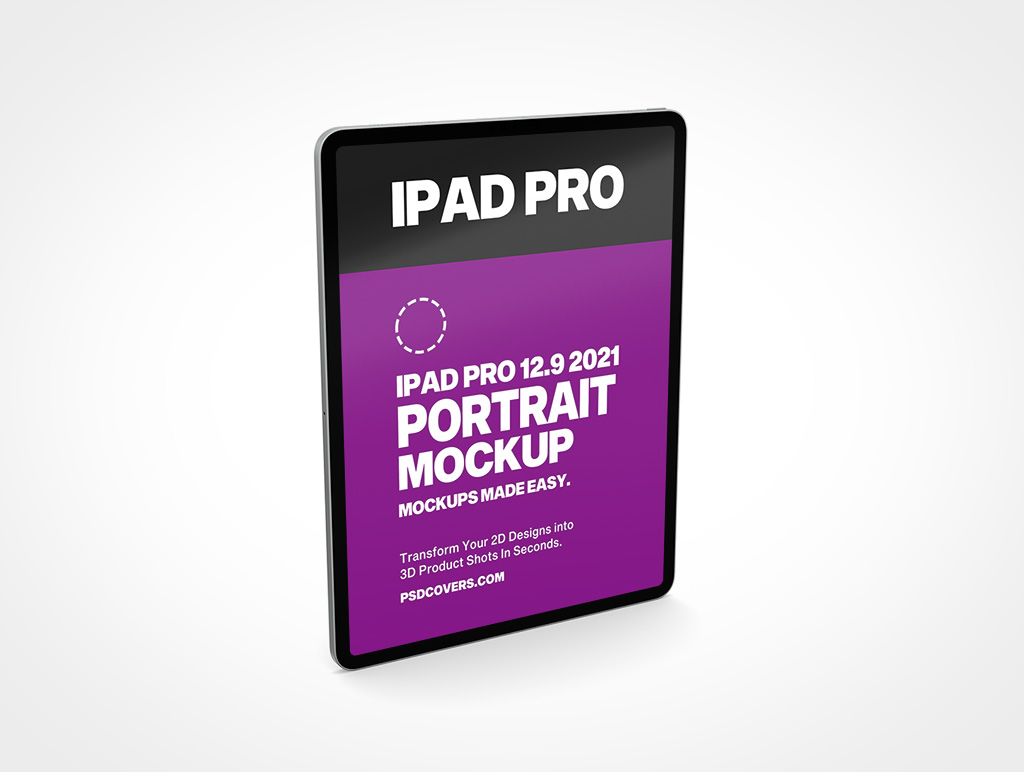2021 iPad Pro 12.9 Mockup 1r3