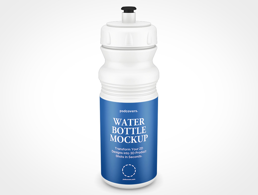 Plastic Water Bottle Mockup 3r5