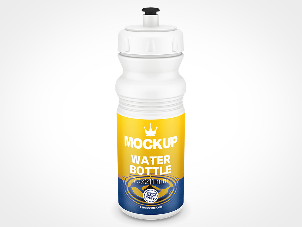 Plastic Water Bottle Mockup 3r