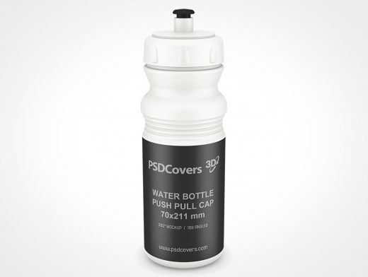 Plastic Water Bottle Mockup 3