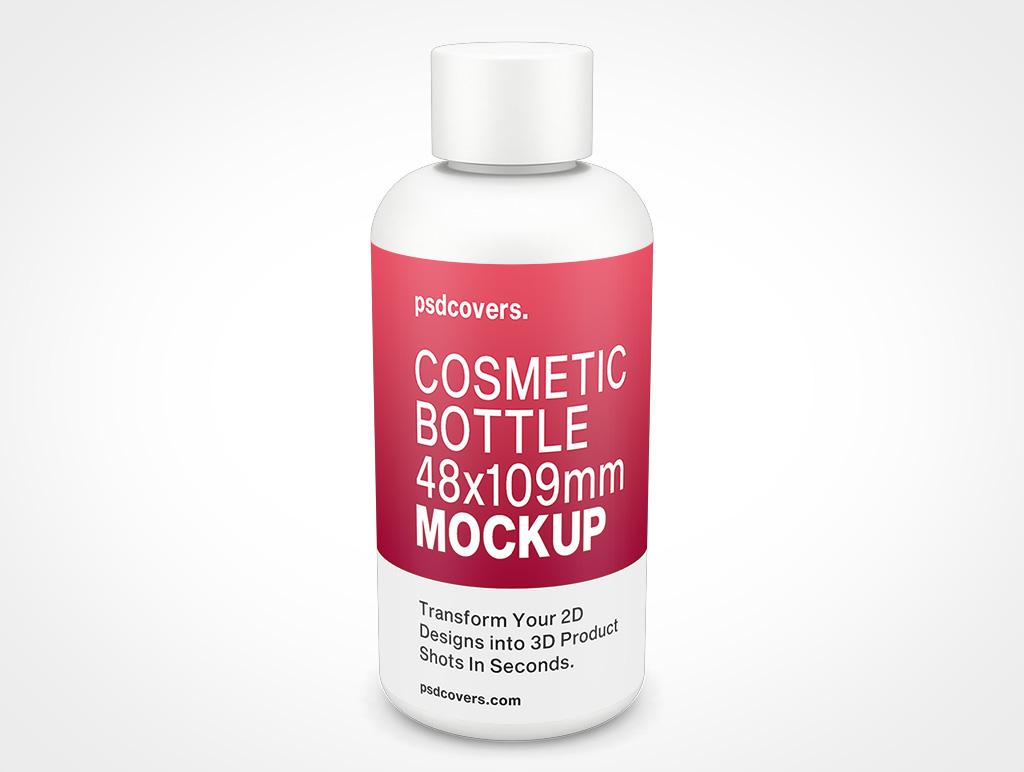 Cosmetic Cosmo Bottle Mockup 4r3