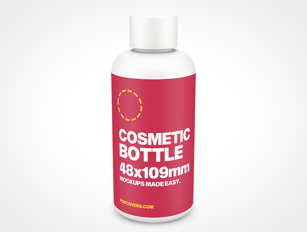 Cosmetic Cosmo Bottle Mockup 4r4