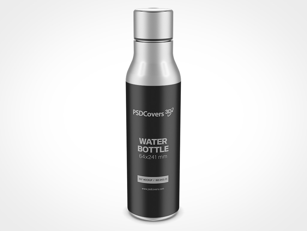 Steel Water Bottle Mockup 11r8