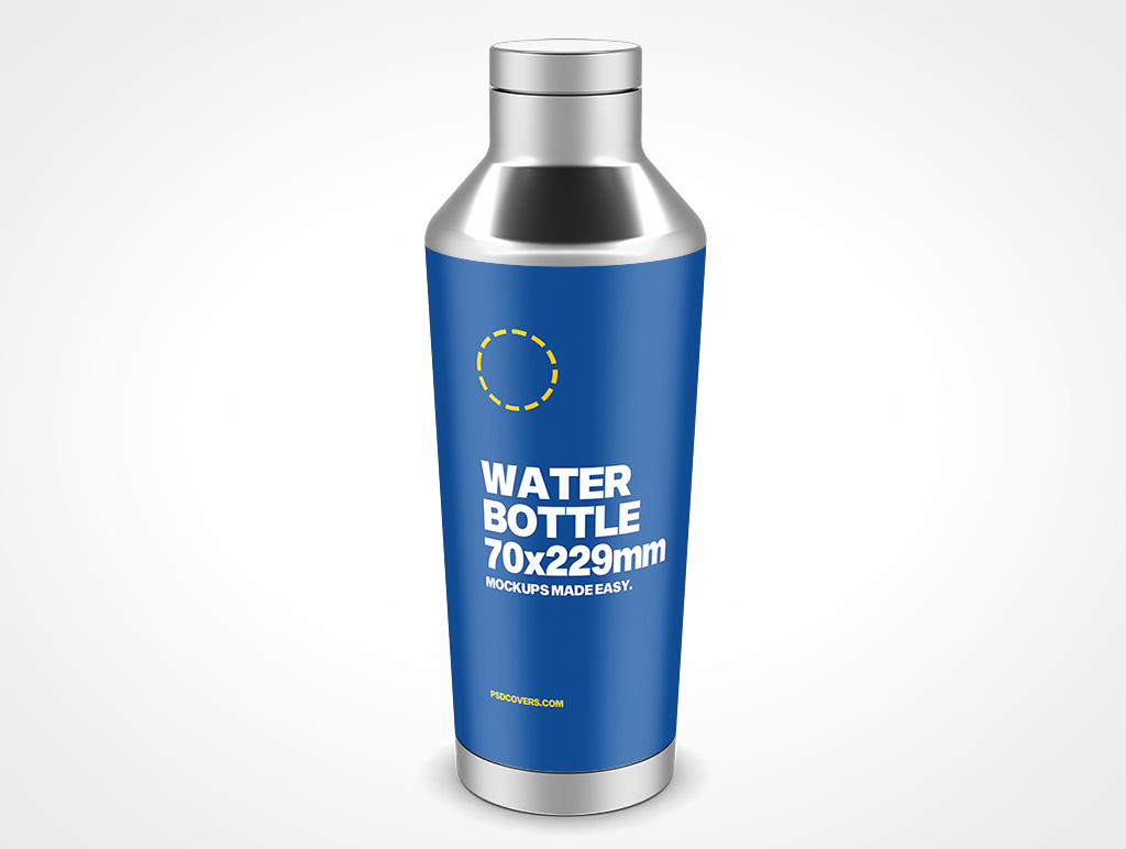 Steel Water Bottle Mockup 12r2