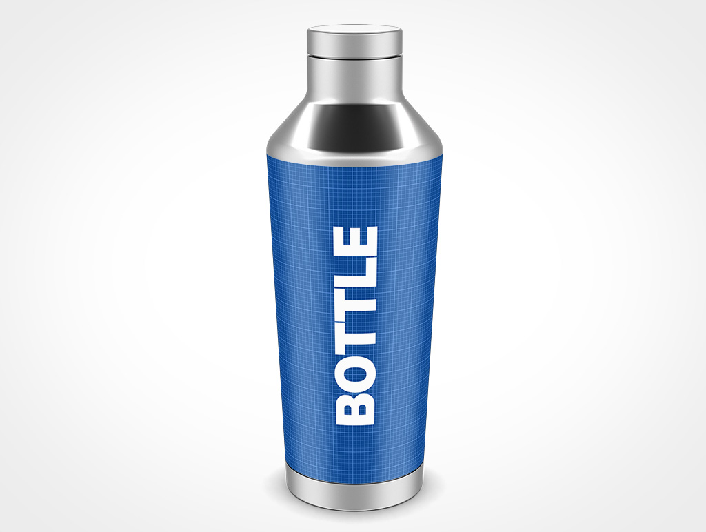Steel Water Bottle Mockup 12r6