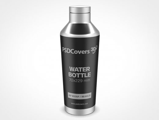 Steel Water Bottle Mockup 12r8