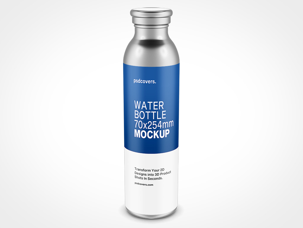 Steel Water Bottle Mockup 10r