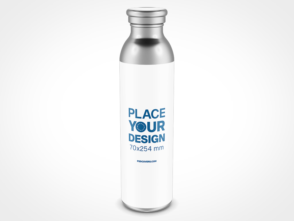 Steel Water Bottle Mockup 10r5
