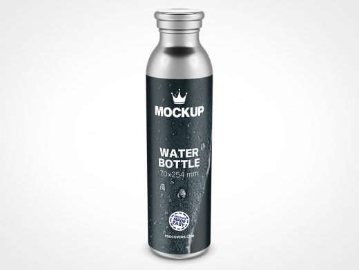 Steel Water Bottle Mockup 10r7