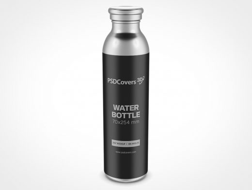 Steel Water Bottle Mockup 10r8