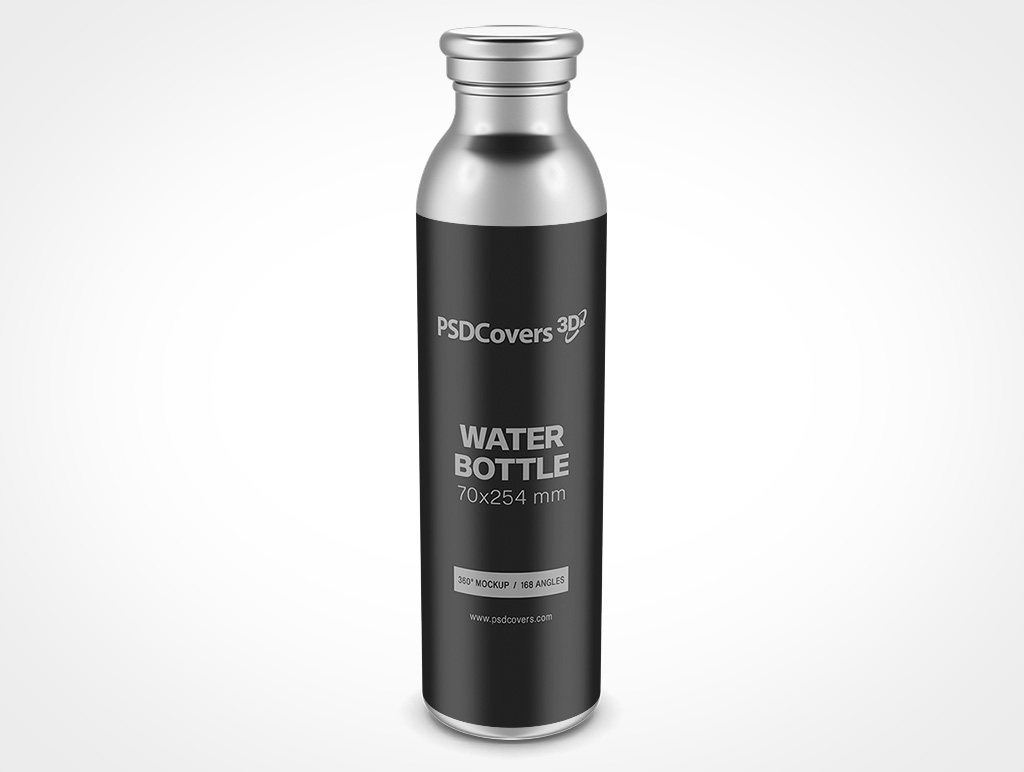 Steel Water Bottle Mockup 10r8