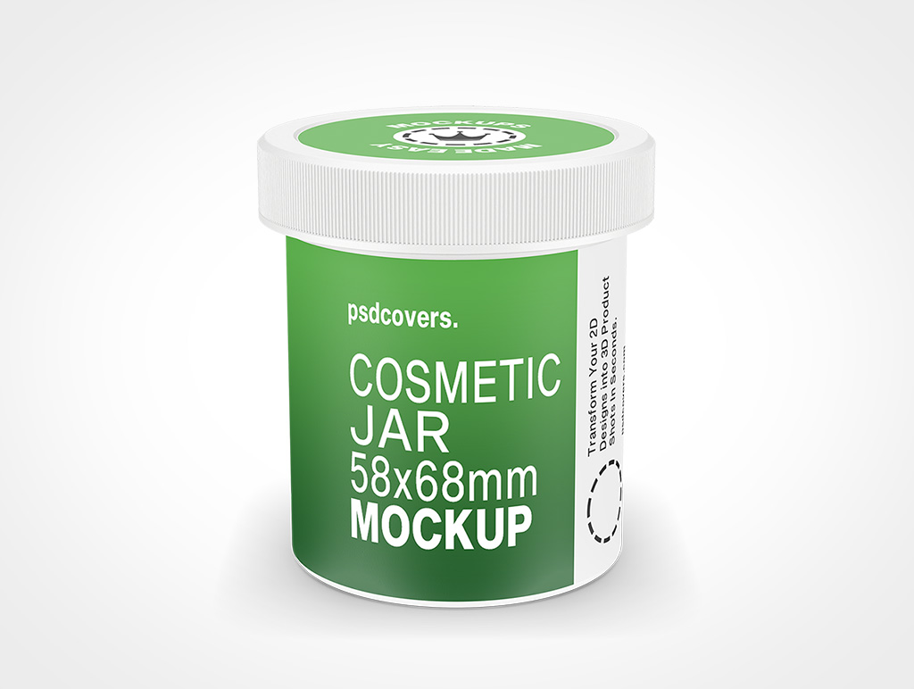 Cosmetic Jar Mockup 19r3