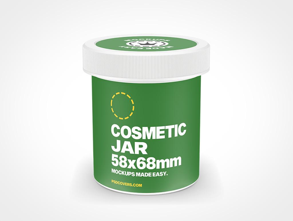 Cosmetic Jar Mockup 19r4