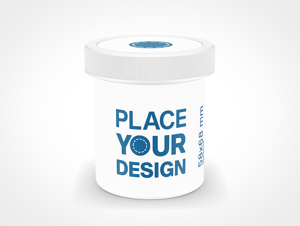Cosmetic Jar Mockup 19r7