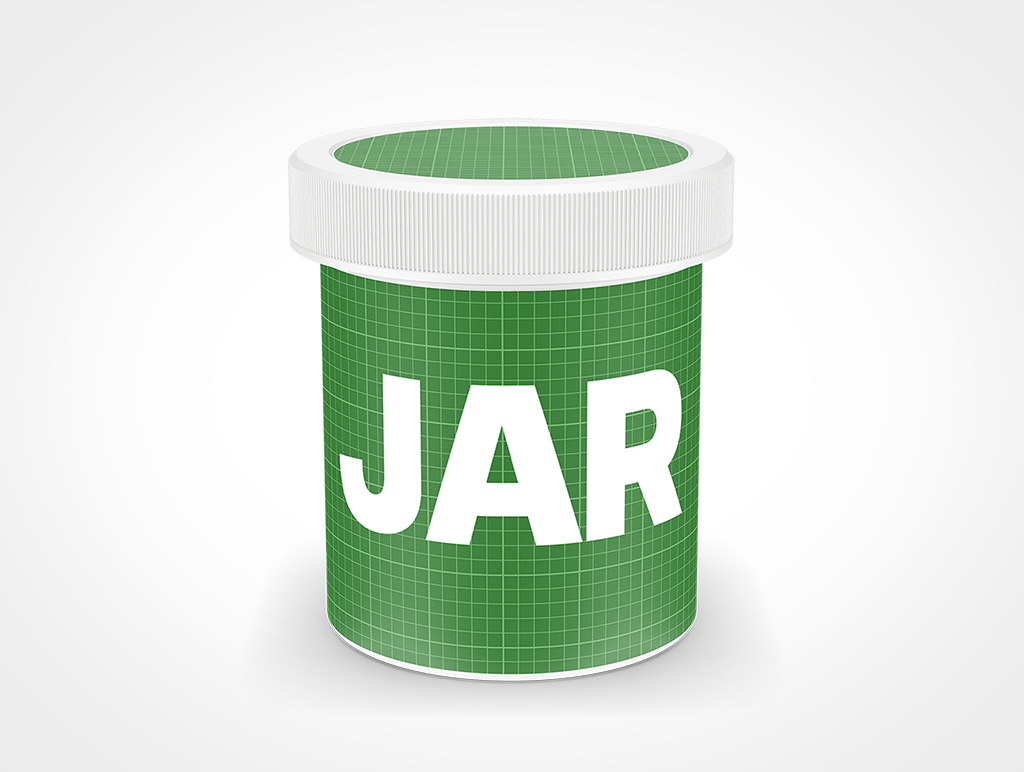 Cosmetic Jar Mockup 19r8