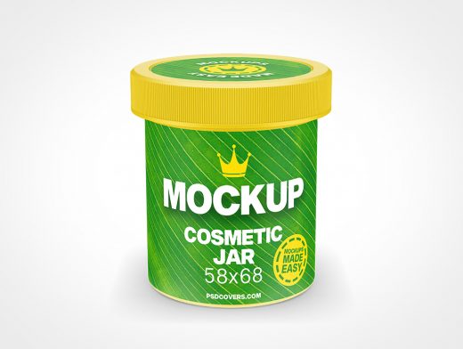Cosmetic Jar Mockup 19r