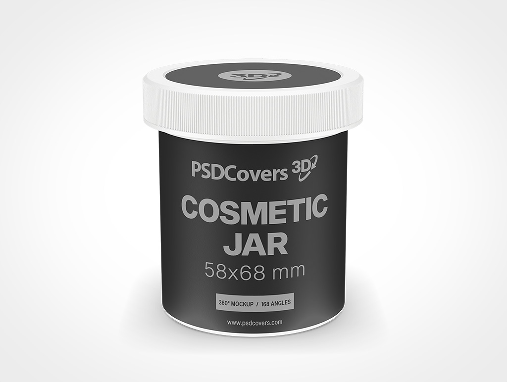 Cosmetic Jar Mockup 19