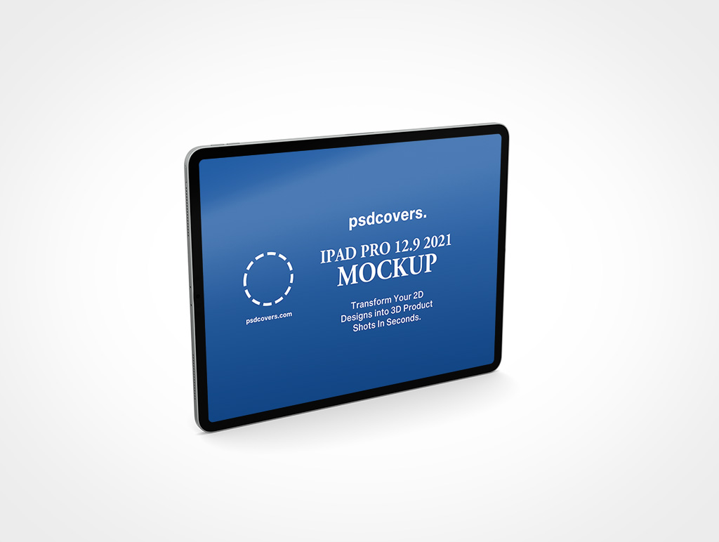 2021 iPad Pro 12.9 Mockup 2r5