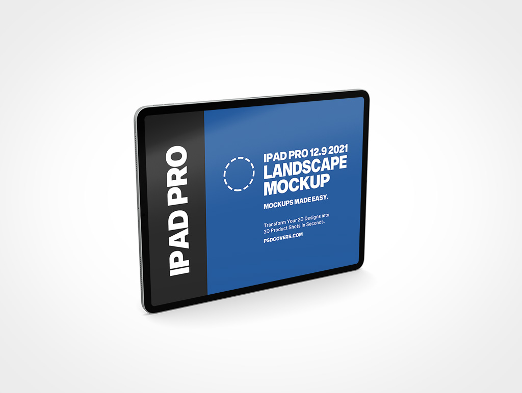 2021 iPad Pro 12.9 Mockup 2r4