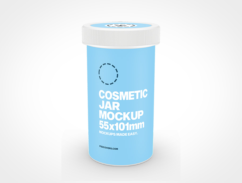 Cosmetic Jar Mockup 20r4